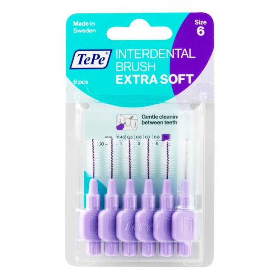 TEPE SCOVOLINO XSOFT VIOLA 0,8 6PZ